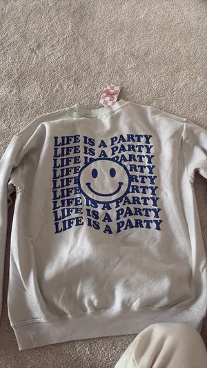Preppy sweatshirt White Size M thumbnail 2