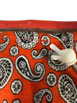 Urban Outfitters Kristy Tube Dress M Red Paisley Strapless Mini Y2K Bodycon thumbnail 11