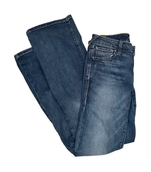 Ariat Women's Ultra‎ Stretch Crosshatch Boot Cut Jeans Size 27R Western Denim thumbnail 1