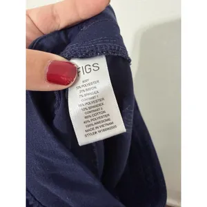 Figs Zamora Jogger Scrub Pant Navy Blue Pockets Small Medical Drawstring thumbnail 4