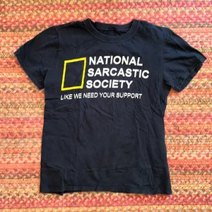 National Sarcastic Society Graphic Tee thumbnail 1