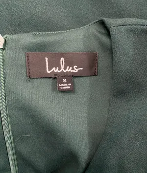 NWT Lulu’s Green Glimpse Of Glamor Mini Dress thumbnail 8