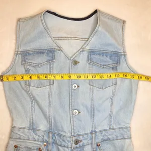Unpublished Wyatt Twin Flame Denim Maxi Dress Size Medium thumbnail 5