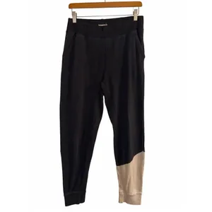 ✨Pact 100% Organic Cotton Airplane Black & Heather Colorblock Sz Large Joggers✨ thumbnail 2