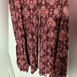 Earthbound Long Boho Maxi Skirt With Front Slit And Buttons thumbnail 2
