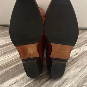 Giuliana Benetton EUC Cognac Italian Leather Knee High Riding Boots thumbnail 5