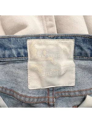 Mother Superior Distressed Stone Blue Jeans Size 26 thumbnail 2