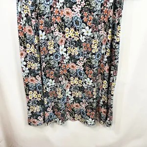 Loft Plus Size‎ 14 Dress Modest Cottagecore Ruffle Shift Smocked Feminine 1819 thumbnail 4