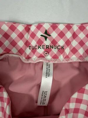 Tuckernuck Karrie Golf Skort in Pink Gingham Size Medium thumbnail 7