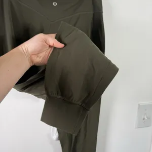 Lululemon Align Jogger Olive Green 28" Travel Lounge Casual W5CO2S Womens 8 thumbnail 6