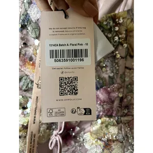 Oh Polly Galia Embellished Convertible Lace-Up Gown Dress Floral Pink size 6 New thumbnail 12