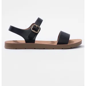 SODA Comfort Ankle Black Summer Spring Casual Strap Women's Sandals 7.5 thumbnail 3
