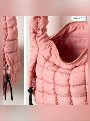 NWT Free People FP Movement Quilted Baby Carryall Sling Bag ballet slipper pink thumbnail 6