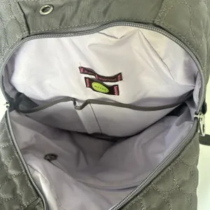 Mosey Life Baggallini Gray/Lavender Convertible Backpack Bag Travel Packable thumbnail 11