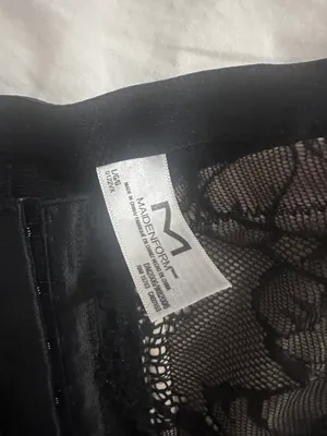 Black Strapless Top Size L thumbnail 3
