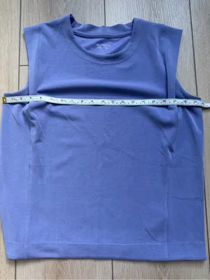Athleta Seasoft Tank Sweatshirt Dusk Purple Lavender Size Medium Sleeveless Top thumbnail 8