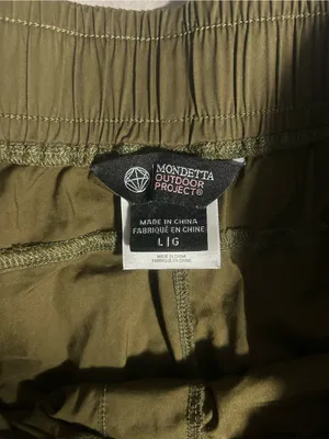 Mondetta Olive Green Athletic Utility Shorts Size L thumbnail 2