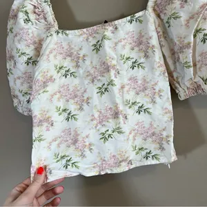 ✨‎ & Other Stories Women’s White Linen Blend Floral 0 thumbnail 3