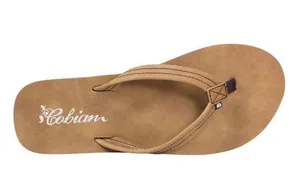 Cobian Tan Flip Flops Size 9 thumbnail 2
