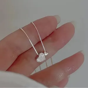 Heart Necklace Silver thumbnail 1