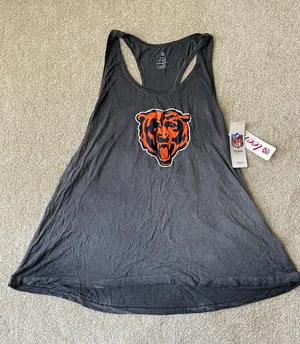 NFL Juniors Chicago Bears Gray Tank NWT thumbnail 1