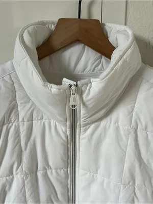 Free People Pippa Packable Puffer White Jacket in White NWT thumbnail 5