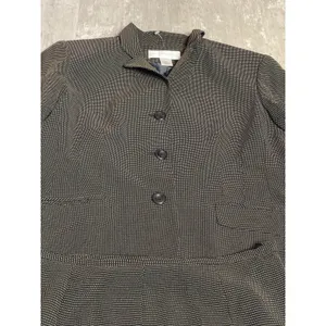Vintage‎ Jones New York 2-Piece Skirt Suit Brown Blazer Size 14 Women C-0087 thumbnail 5