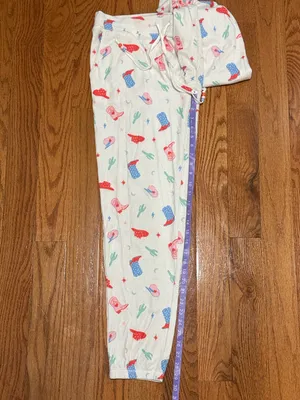 P.J. Salvage American Honey Cowboy Print Pajama Set thumbnail 10