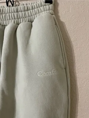 Comfrt Signature Pastel Sweatpants Size XS Green Tea Fleece Lined Light Green thumbnail 12