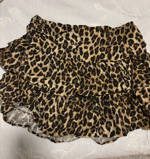 leopard print skirt from shein  thumbnail 1