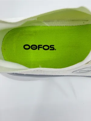 OOFOS OOmy Stride sneakers feature a breathable mesh uppers. Color white SZ 7.5 thumbnail 9