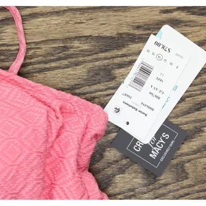 NWT Swim Solutions Swim Textured Underwire Tankini Top 806766 Guava Pink 14 thumbnail 7