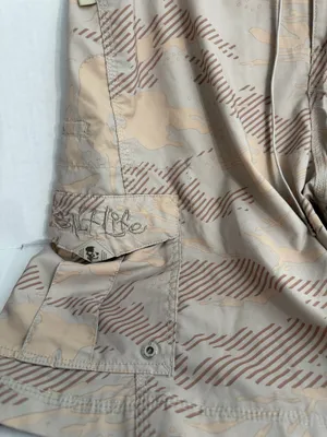 Salt Life Men's Beige Tan Camo Swim Trunks thumbnail 3