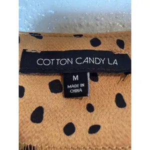 Cotton Candy LA Leopard Print Satin Midi Skirt Size M thumbnail 6