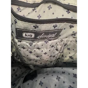 Lug Lily Grey‎ Clover Navy Floral Crossbody Bag RFID Travel Convertible NWOT thumbnail 8