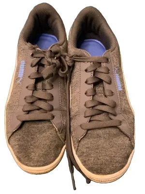 Puma Women's Shoes Active Lace Up Grey Sneakers Size 5 thumbnail 1
