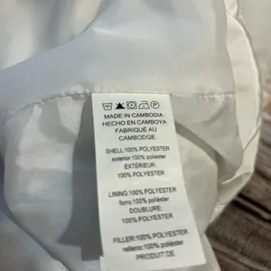 Michael Kors White Quilted Classic Layer Vest Size Medium thumbnail 4