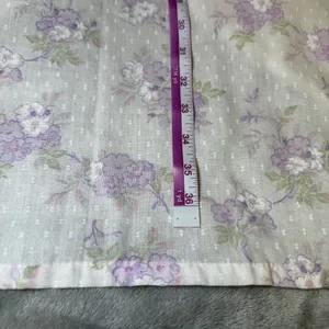 Vintage Womens Size Medium Floral Nightgown Robe Set Purple Lace Made in USA thumbnail 12