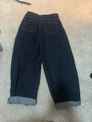Edikted fold over bottom jeans thumbnail 4