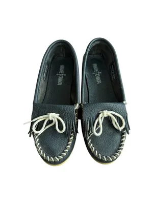 MINNETONKA Blue Leather Loafers Size US 7 thumbnail 8