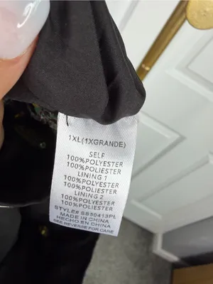 Impressions 1X Black Multicolor Floral Sequin Fit & Flare Mini Skirt NWOT thumbnail 15