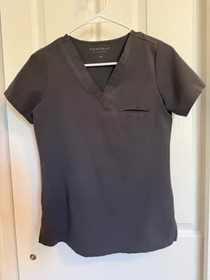 Mandala Scrubs Grey  thumbnail 1
