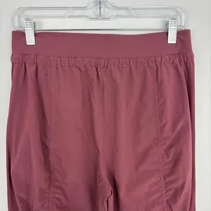 Athleta Attitude II Pant Jogger Tapered Mid Rise Mauve Athleisure Casual Size 8 thumbnail 8