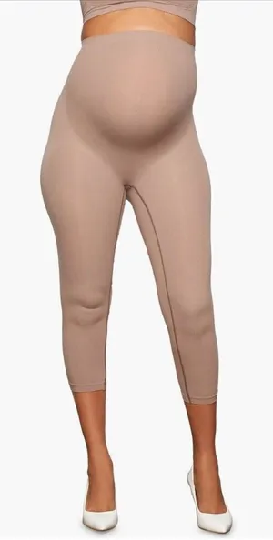 New‎ Skims Seamless Sculpt Maternity Leggings UMBER Size XXS/XS Shapewear thumbnail 1
