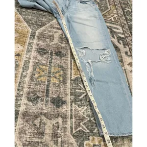 American Eagle Mom Straight Ripped Jean Blue Size 4 thumbnail 8