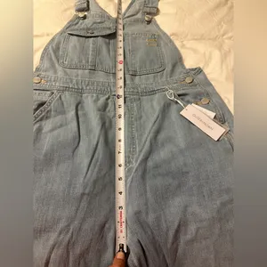 Outerknown Light Blue Denim Overalls for Women - NWT - Size M cotton thumbnail 14