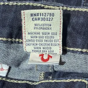 True Religion Jeans Women's 28 Bootcut Y2K McBling Mid Rise Western‎ Boho thumbnail 9
