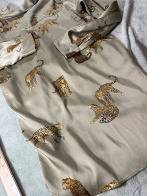 ZARA Silk Button Down Satin Blouse size S thumbnail 5