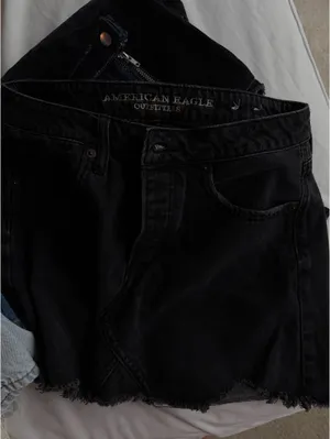 American Eagle Jean Skirt Black thumbnail 2