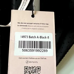 Oh Polly Celandine Sheer Embellished Backless Maxi Dress in Black size 4 New thumbnail 10